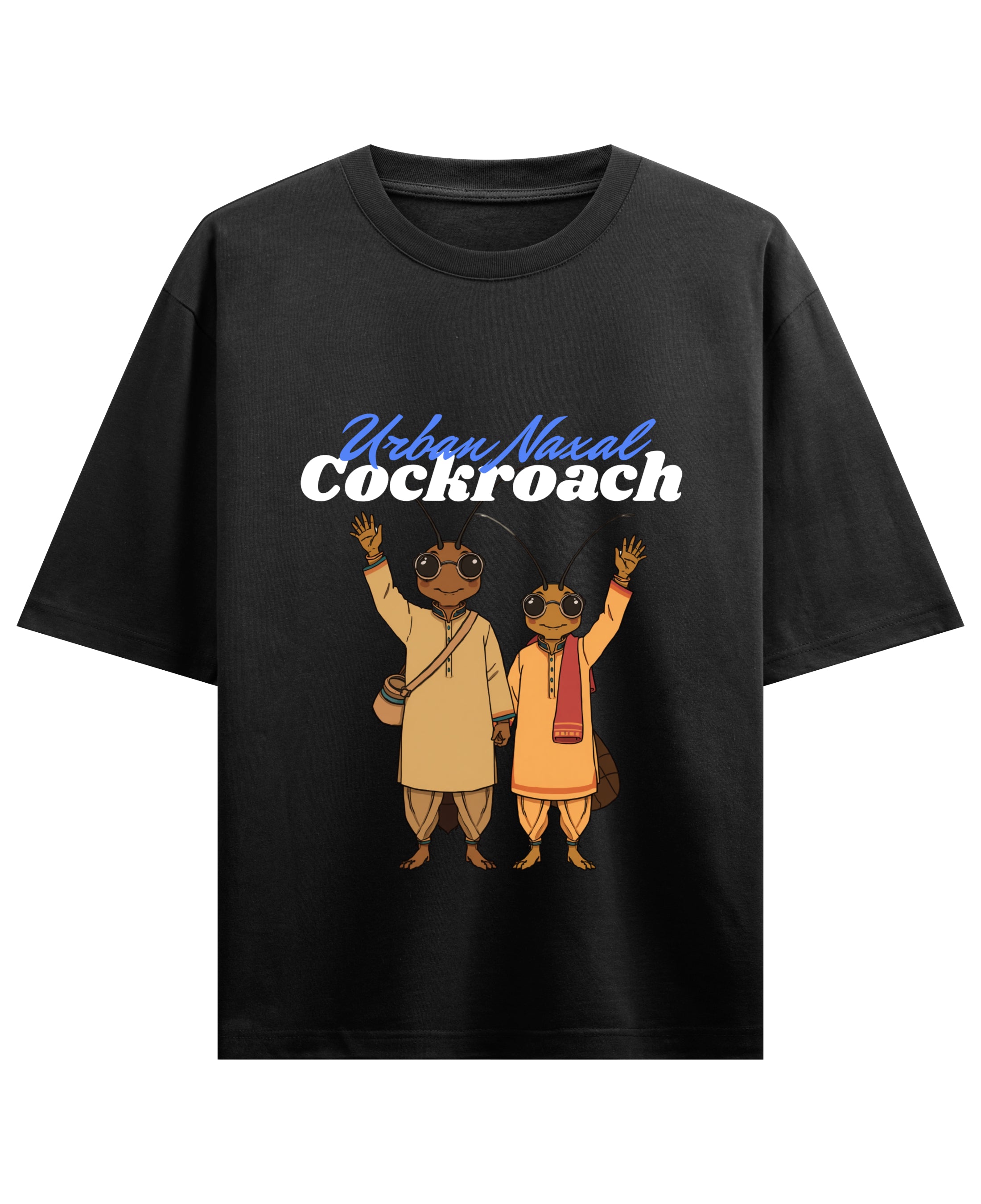 Black Oversized T-shirt Front Design