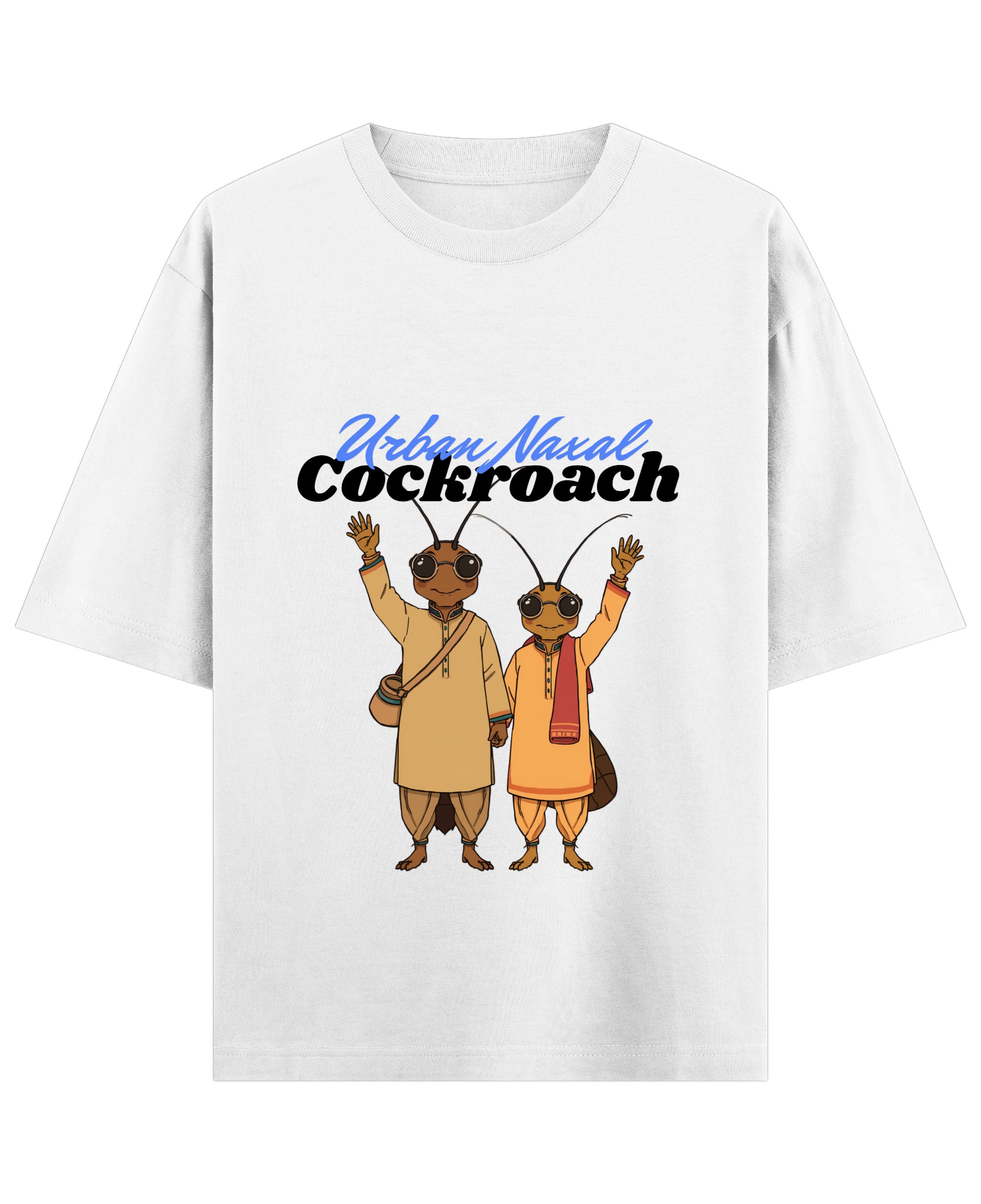 White Oversized T-shirt Front Design