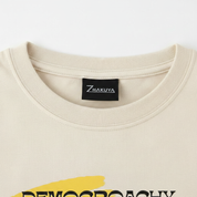 Off-White Boxy Collar — Zhakuya Logo Label