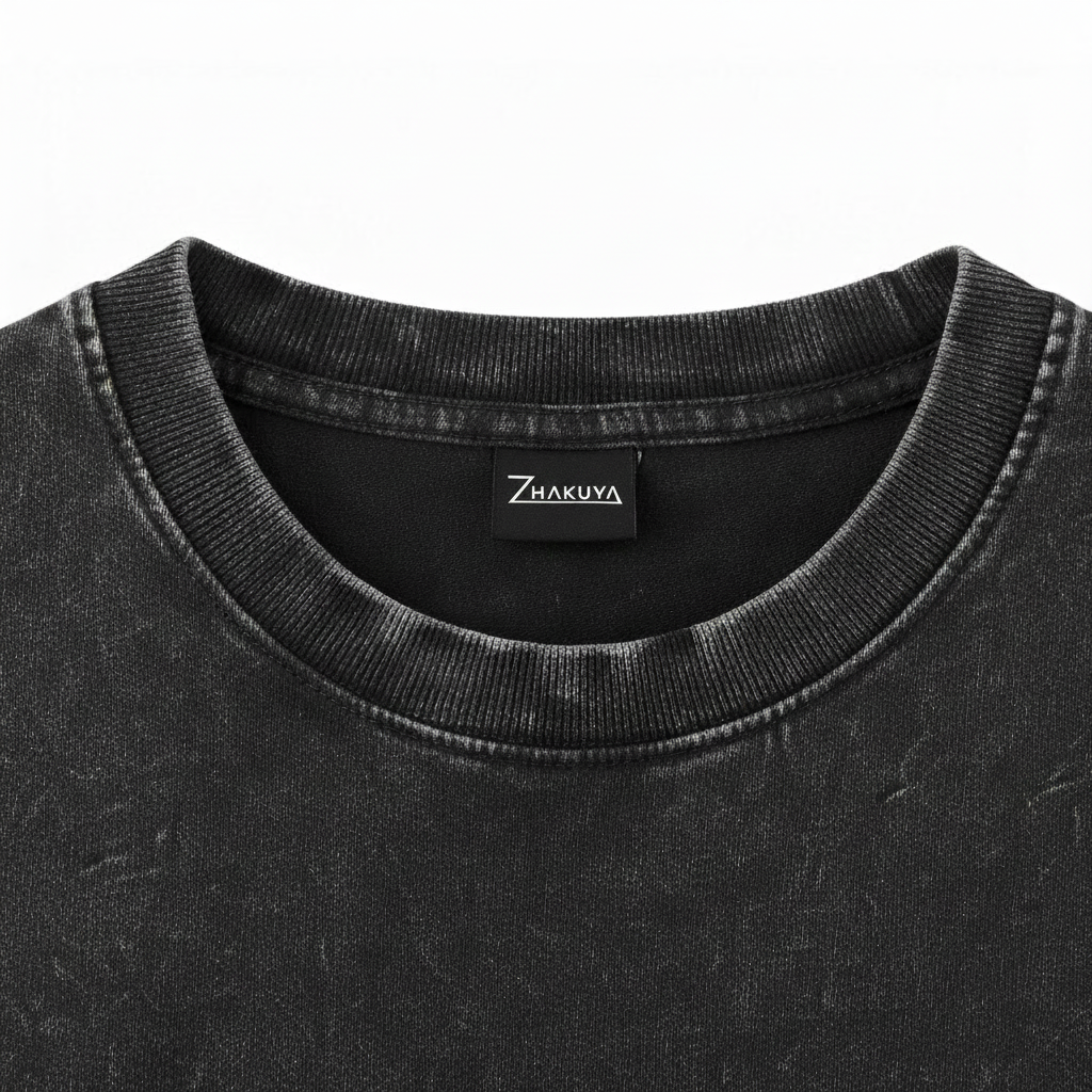 Vintage Fade Wash Collar — Zhakuya Dark Label