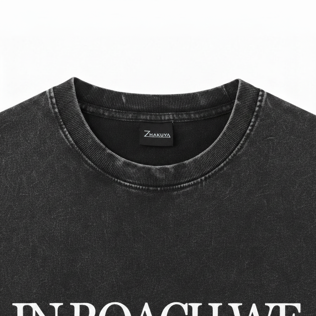 Vintage Fade Wash Collar — Zhakuya Dark Label