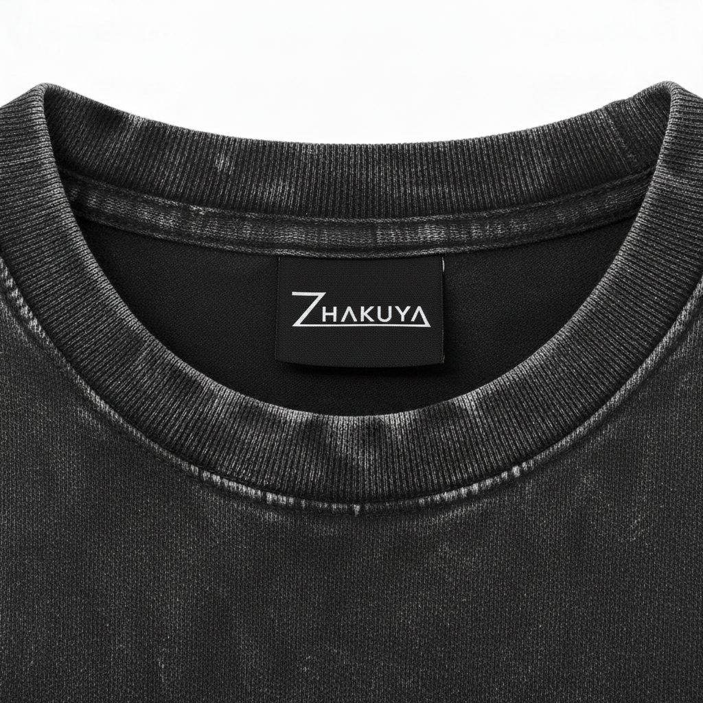 Vintage Fade Wash Collar — Zhakuya Dark Label
