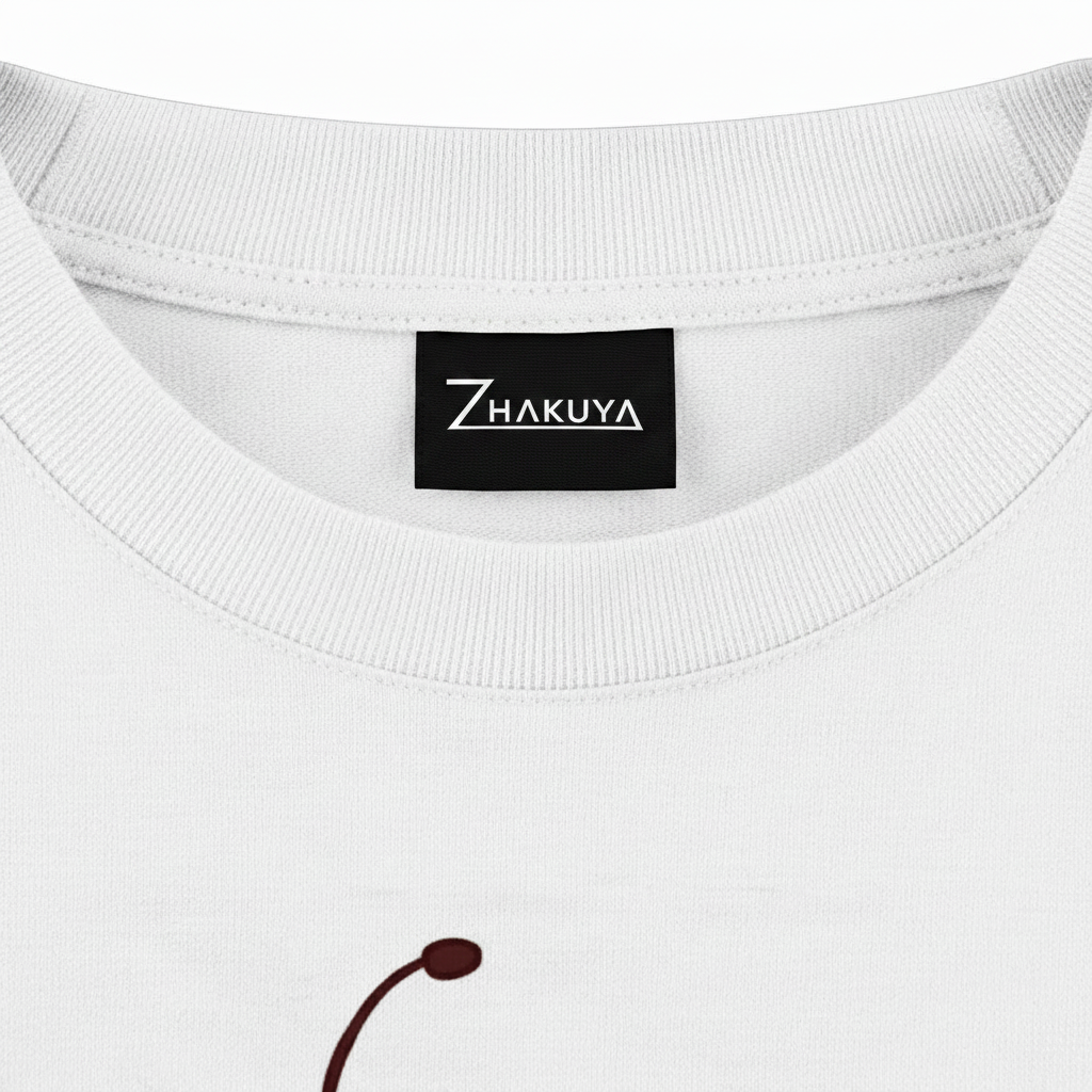White Oversized Collar — Zhakuya Dark Label