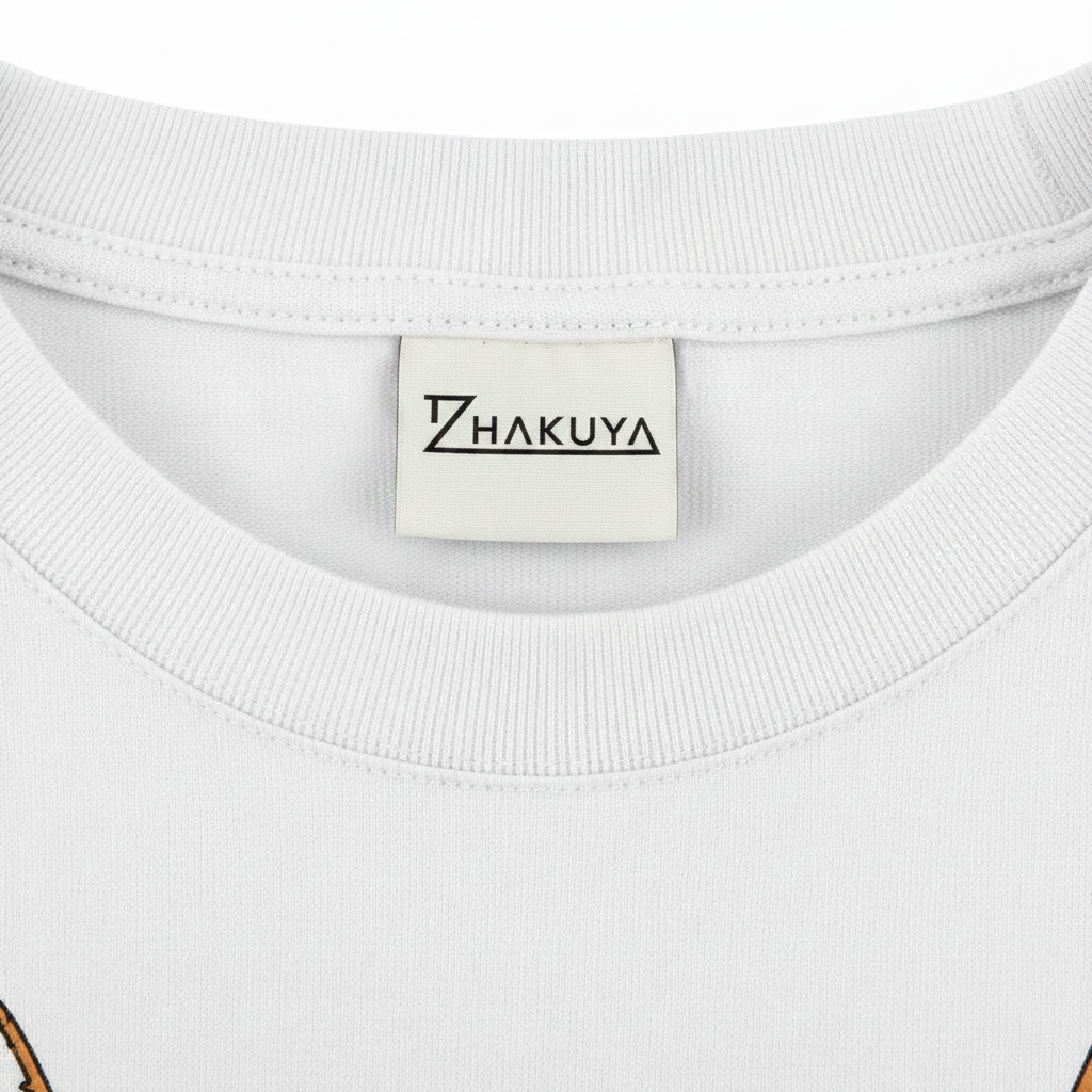 White Oversized Collar — Zhakuya Light Label